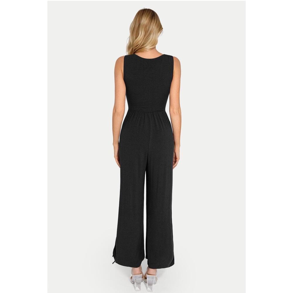 Popilush Shapewear Tummy Control Wide Leg Jumpsuit - Picture 2 of 12